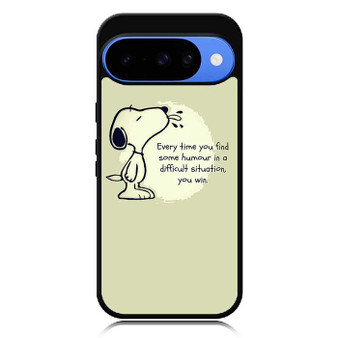 Snoopy Quotes Google Pixel 10 Case