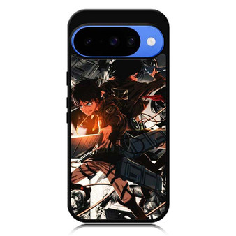 Attack on Titan Eren and Mikasa Google Pixel 10 Case Attack on Titan Eren and Mikasa Google Pixel 10 Case