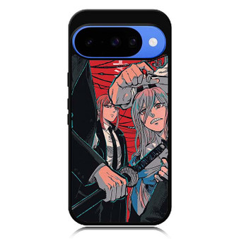 Aku Denji Power and Makima Google Pixel 10 Case