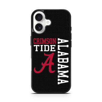 Alabama Cromson Tide in Black iPhone 17 Case
