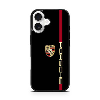 Porsche black car iPhone 17 Case