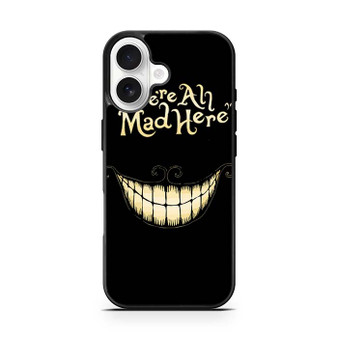 alice in wonderland we are all mad iPhone 17 Case