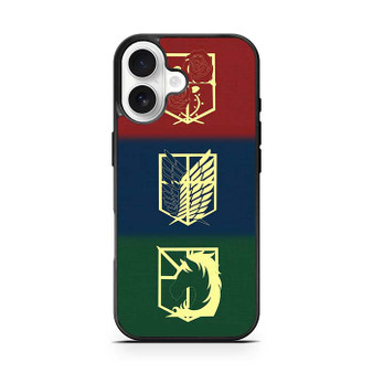 Attack on Titan logos iPhone 17 Case