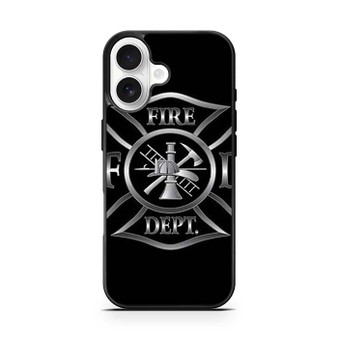 Firefighter silver crest iPhone 17 Case