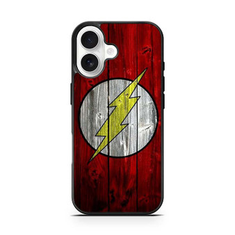 Flash Logo Wood iPhone 17 Case