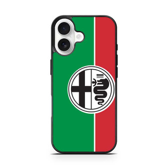 Green White Alfa Romeo iPhone 17 Case