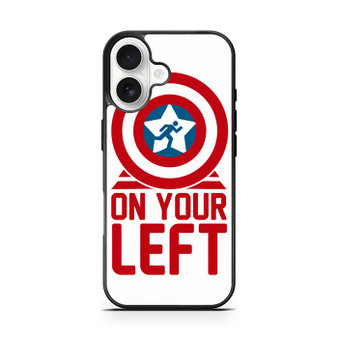On your left captain america iPhone 17 Case
