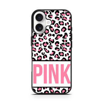 Pink Custom Leopard iPhone 17 Case