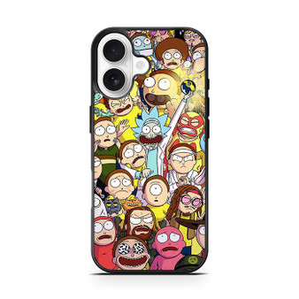 Rick and Morty Collage iPhone 17 Case