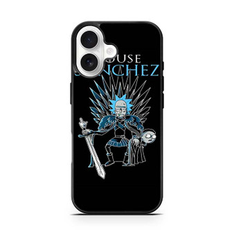 Rick And Morty In Iron Throne iPhone 17 Case