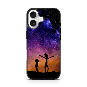 rick and morty space nebula iPhone 17 Case