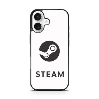 Steam Logo White iPhone 17 Case
