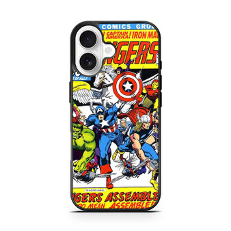 The Avengers Comic Marvel iPhone 17 Case