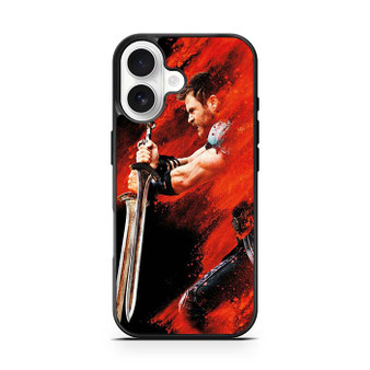 Thor Ragnarok on Red Dust iPhone 17 Case