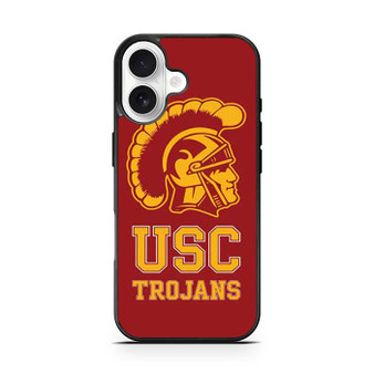 Usc Trojans logo on red iPhone 17 Case