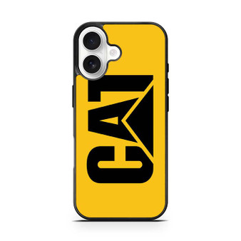 yellow caterpillar logo iPhone 17 Case