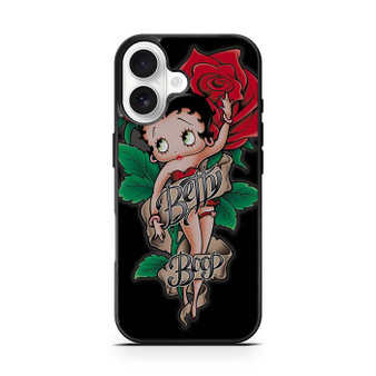 Betty Boop Red Rose iPhone 17 Case