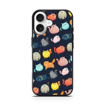 Cute Fat Cat iPhone 17 Case
