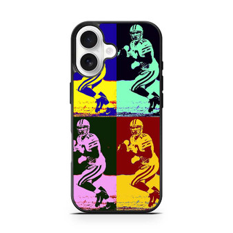 Green Bay Packers Aaron Rodgers Art iPhone 17 Case