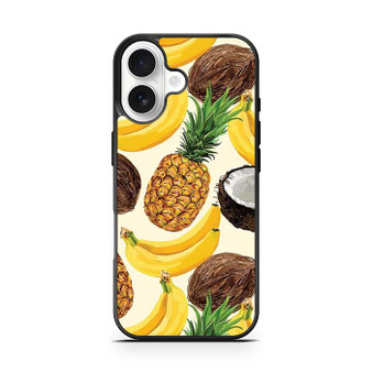 Pineapple Banana Coconut art iPhone 17 Case