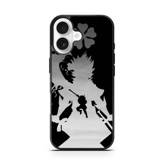 Black Clover Asta Siluet iPhone 17 Case