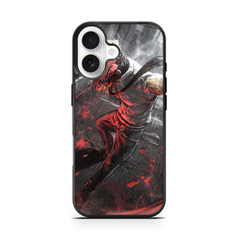 Denji Devil Mode in Rain iPhone 17 Case
