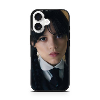 Wednesday Jenna Ortega Flat Face iPhone 17 Case