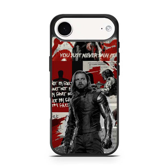 Bucky the white wolf iPhone Air Case