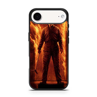 Michael myers on fire iPhone Air Case
