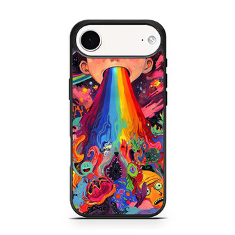 Psychedelic Rick and Morty iPhone Air Case
