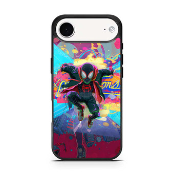 Spiderman Across the Spider Verse Miles Morales in Gravity iPhone Air Case