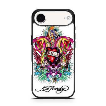 ed hardy kills love slowly iPhone Air Case