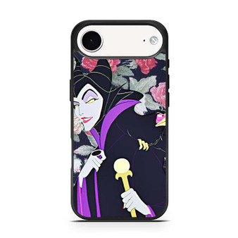 Maleficent evil face floral iPhone Air Case