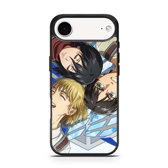 Attack on Titan Eren Mikasa Armin Smile iPhone Air Case