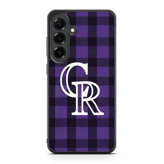 Colorado rockies purple Samsung Galaxy S25 FE Case Colorado rockies purple Samsung Galaxy S25 FE Case