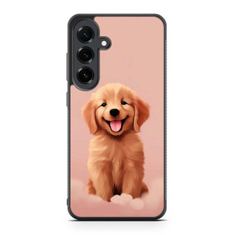Cute puppy pink Samsung Galaxy S25 FE Case