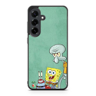 Spongebob Mr Krab Squidward and Plankton Samsung Galaxy S25 FE Case Spongebob Mr Krab Squidward and Plankton Samsung Galaxy S25 FE Case