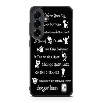 all disney quotes Samsung Galaxy S25 FE Case