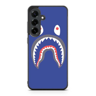 Blue Bape Shark Samsung Galaxy S25 FE Case
