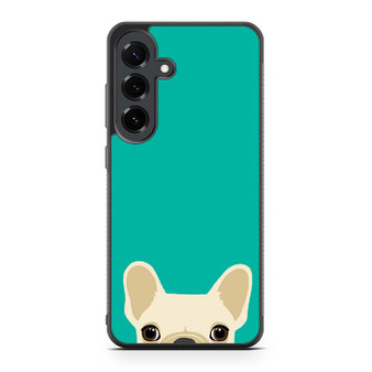 blue french bulldog Samsung Galaxy S25 FE Case