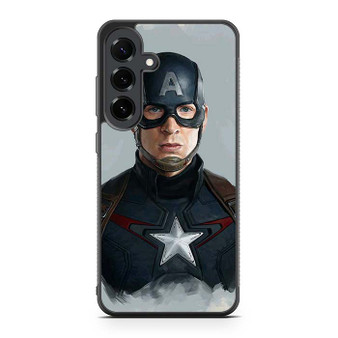 Captain America as Chris Evans Samsung Galaxy S25 FE Case