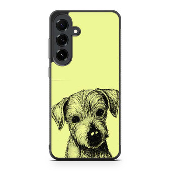 cute puppy sketch Samsung Galaxy S25 FE Case