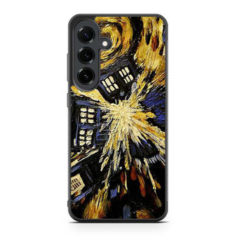 Doctor Who and Tardis Art Samsung Galaxy S25 FE Case