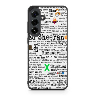 Ed Sheeran Quotes 1 Samsung Galaxy S25 FE Case