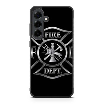 Firefighter silver crest Samsung Galaxy S25 FE Case