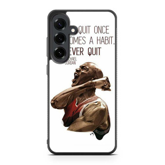 Michael Jordan Quotes Samsung Galaxy S25 FE Case