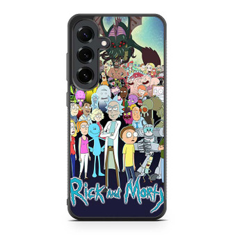 Rick And Morty All Character Samsung Galaxy S25 FE Case