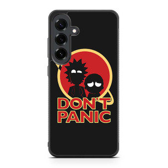 Rick And Morty Dont Panic Samsung Galaxy S25 FE Case