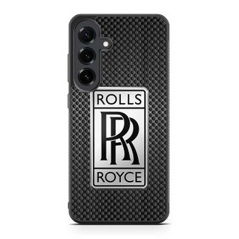 Rolls Royce Plat Logo Samsung Galaxy S25 FE Case