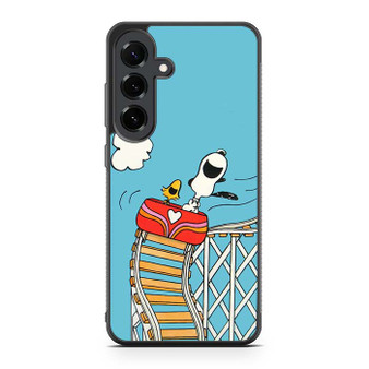 Snoopy rollercoaster Samsung Galaxy S25 FE Case